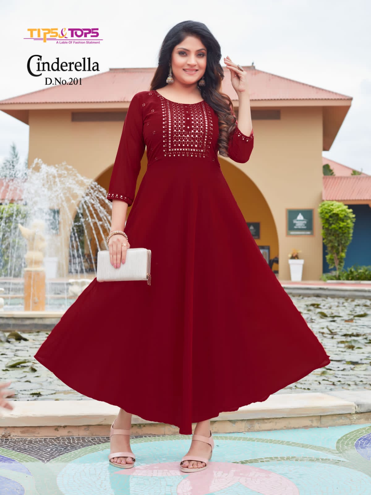 CINDRELLA 2 Fancy Designer Festive Wear Anrkali Kurtis Collection